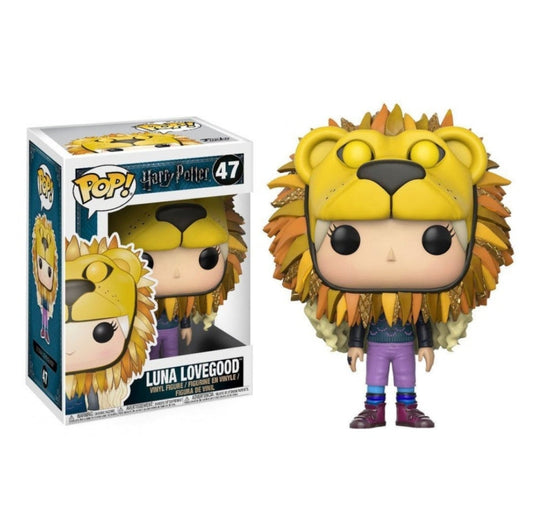 Funko Pop! Harry Potter Luna Lovegood With Lion Head Zascalo