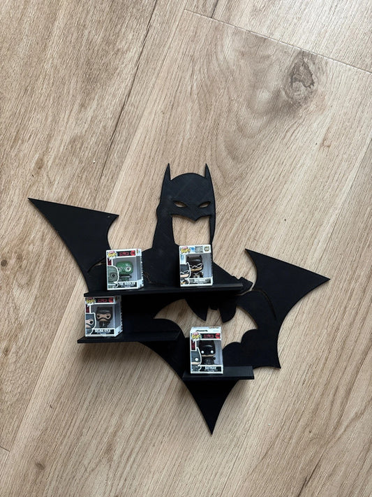 Estantería DC Batman para Funko Bitty Pop | Expositor 3D para Mini Funkos | Organizador Coleccionable DC - Zascalo.com