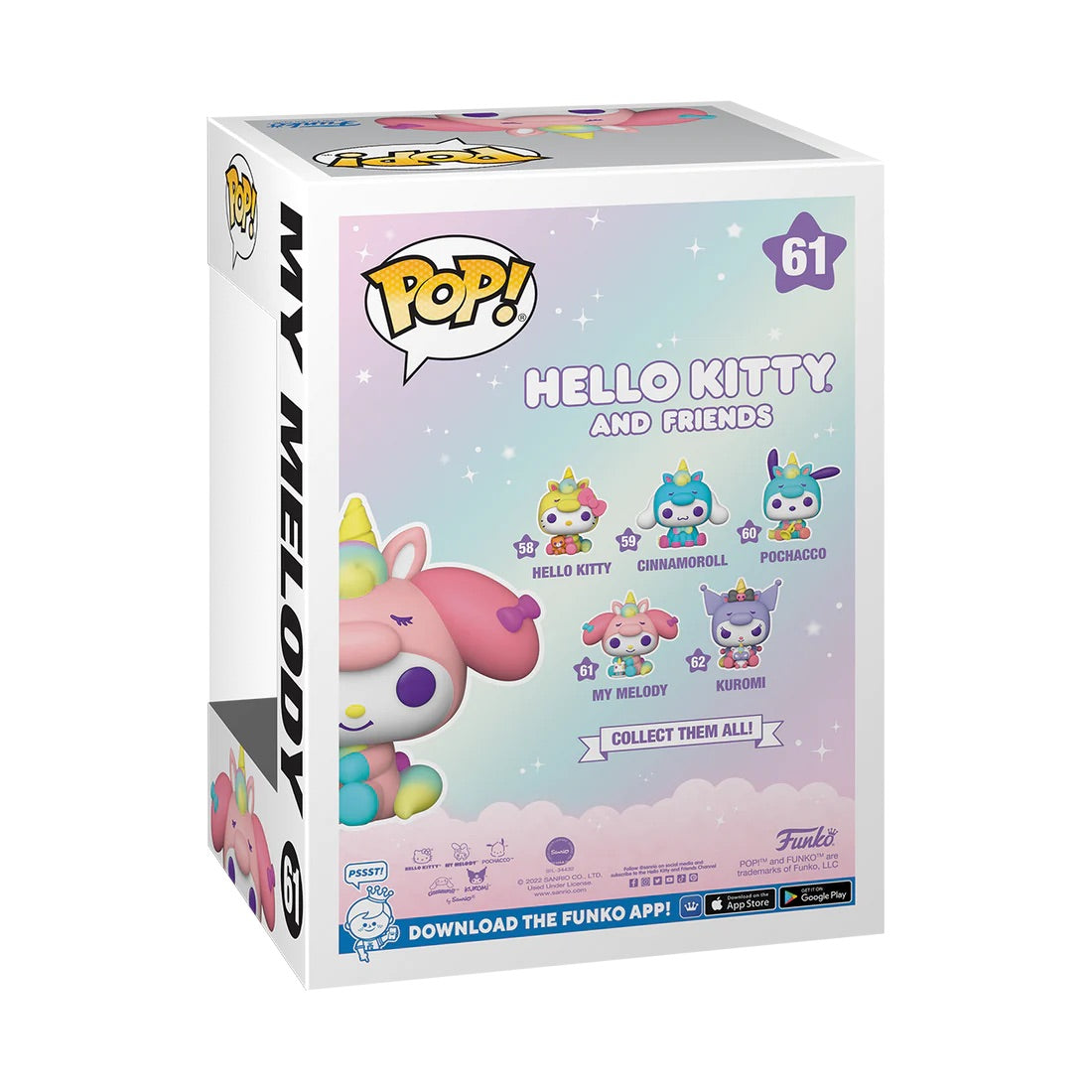 Funko POP! My Melody Hello Kitty Zascalo