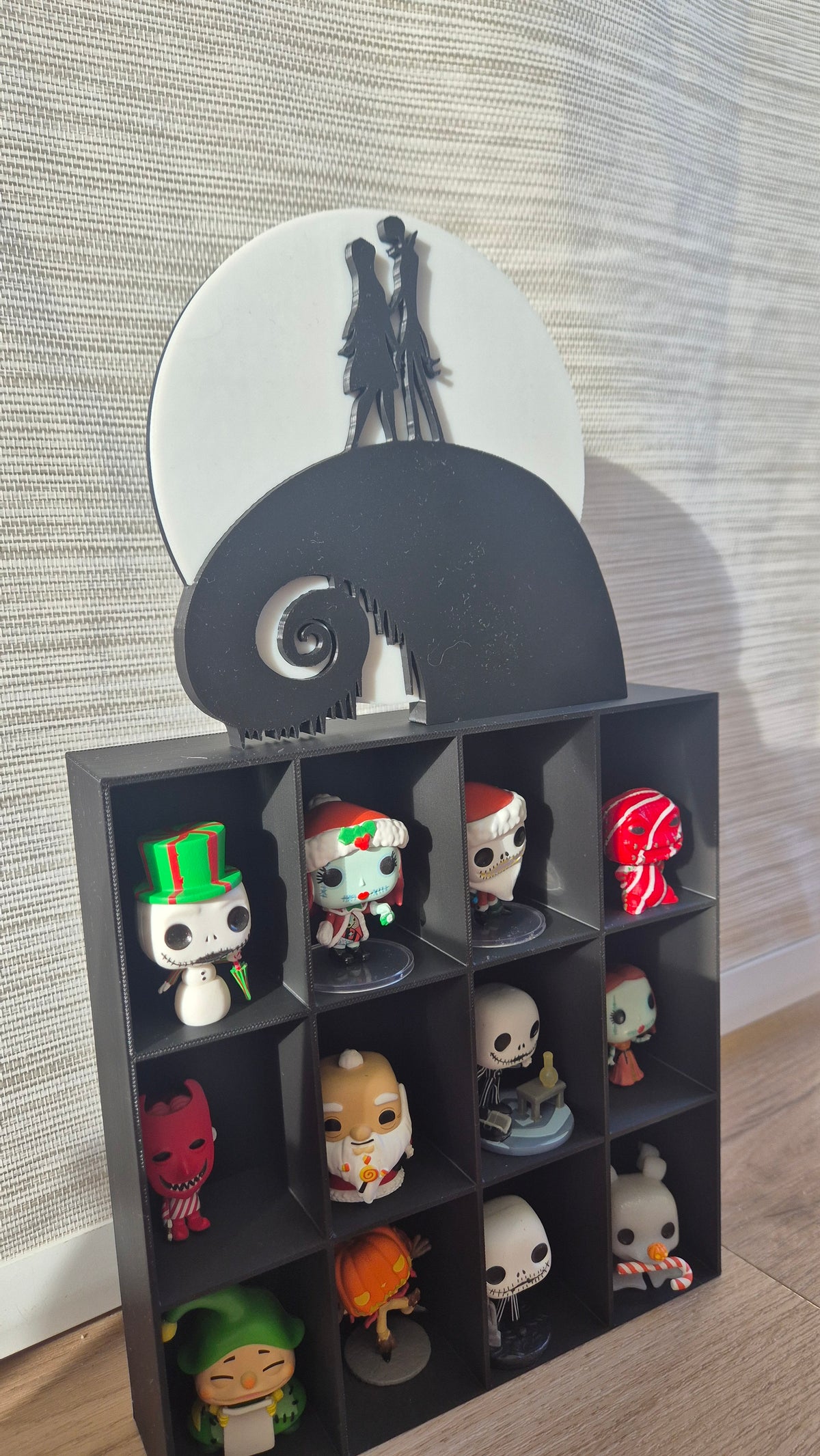 Expositor Calendario de Adviento Pesadilla Navidad | Impreso en 3D | 12 Huecos