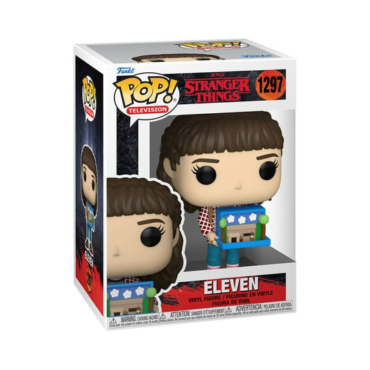 Funko Pop! Television: Stranger Things - Eleven (Con Diorama de la Cabaña) #1297 - Figura de Vinilo Original - Zascalo.com