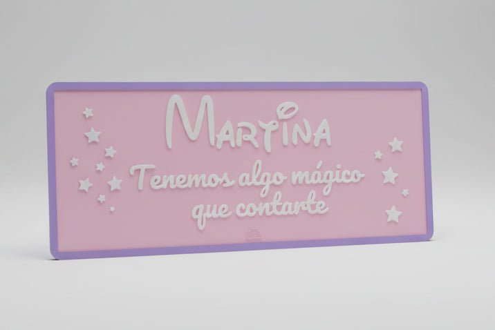 Caja personalizada para llave sorpresa | Regalo anuncio viaje o sorpresa | Nombre grande y mensaje totalmente personalizable - Zascalo.com