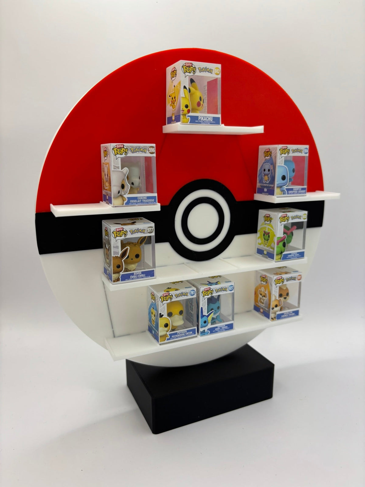 Estanteria Expositor Pokemon Pokeball Peana (16 figuras) - Zascalo.com