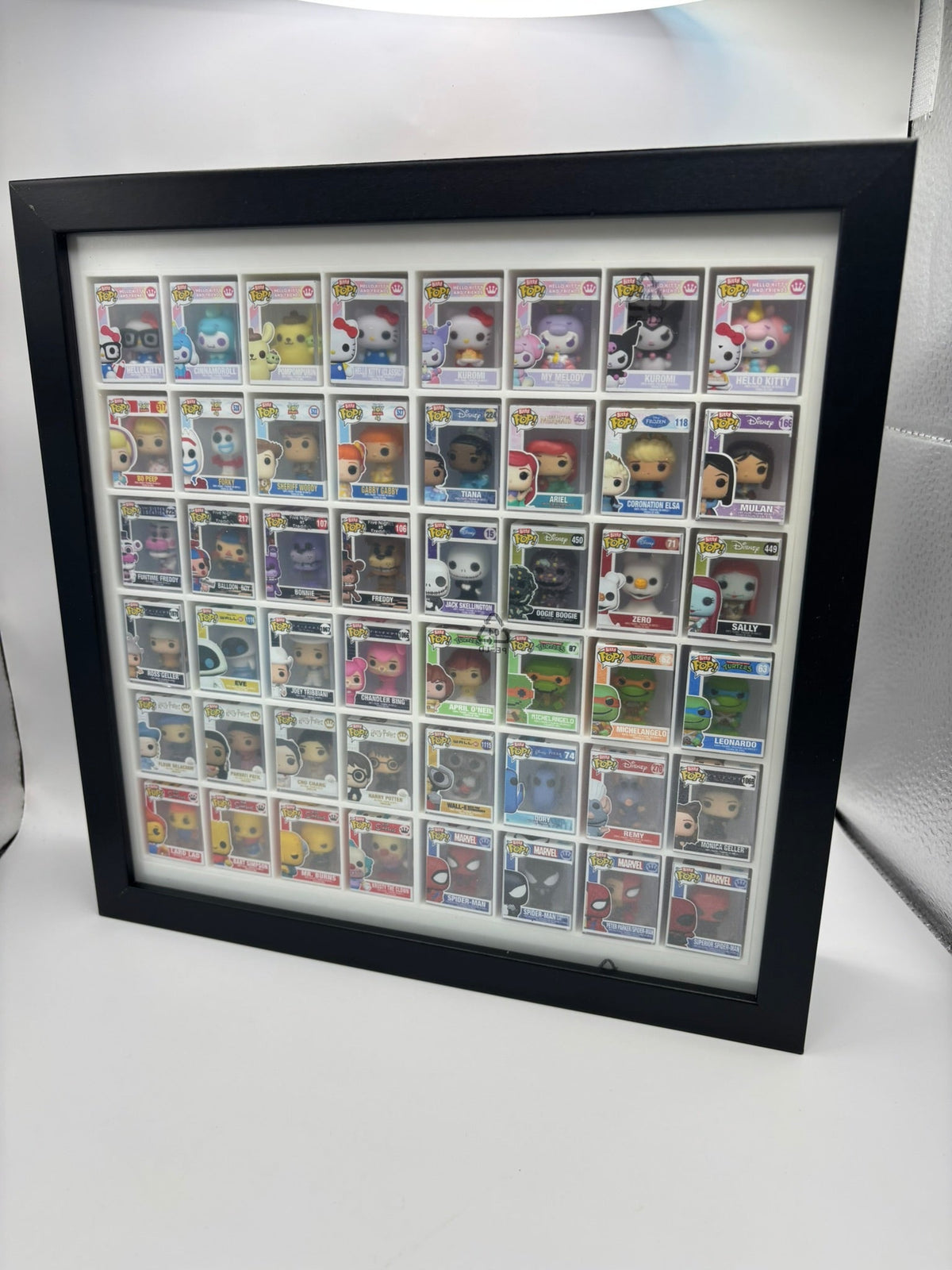 Expositor Bitty Pop con marco interno para cuadro Ikea Sannahed 25x25 (blanco) - Zascalo.com