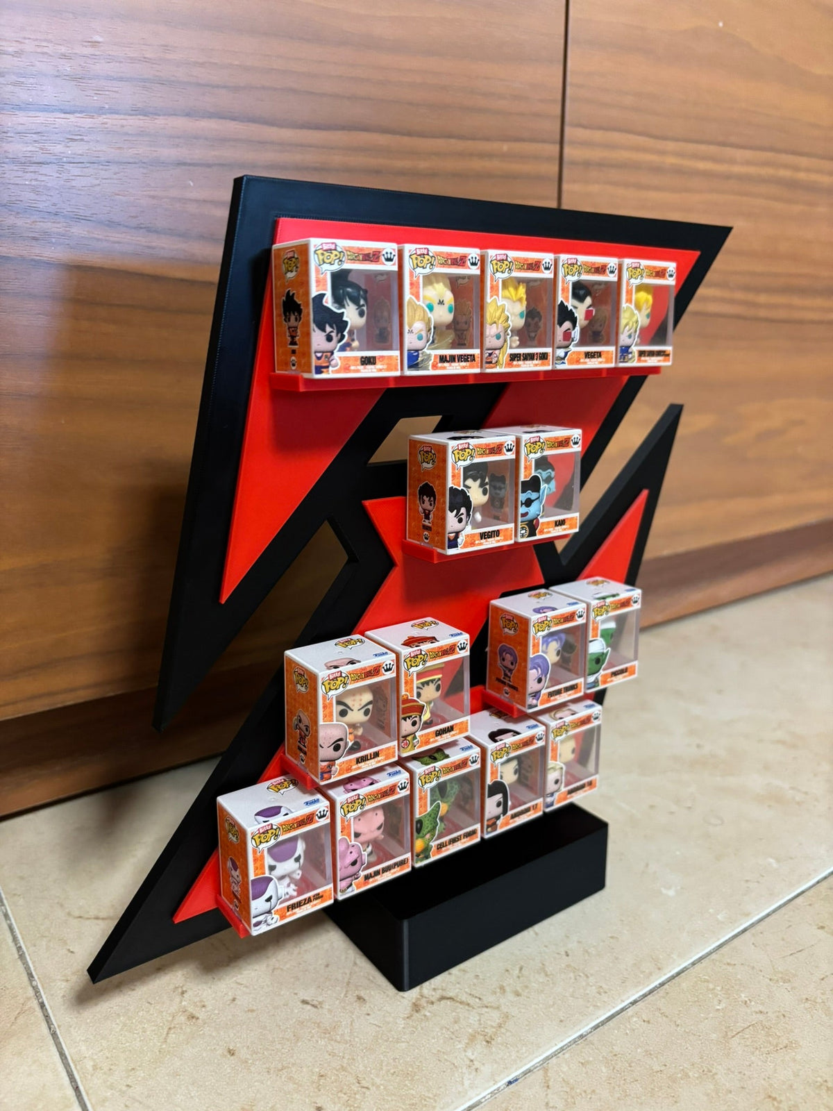 Expositor Bitty Pop Dragon Ball Z Peana (forma Z, 16 figuras) - Zascalo.com
