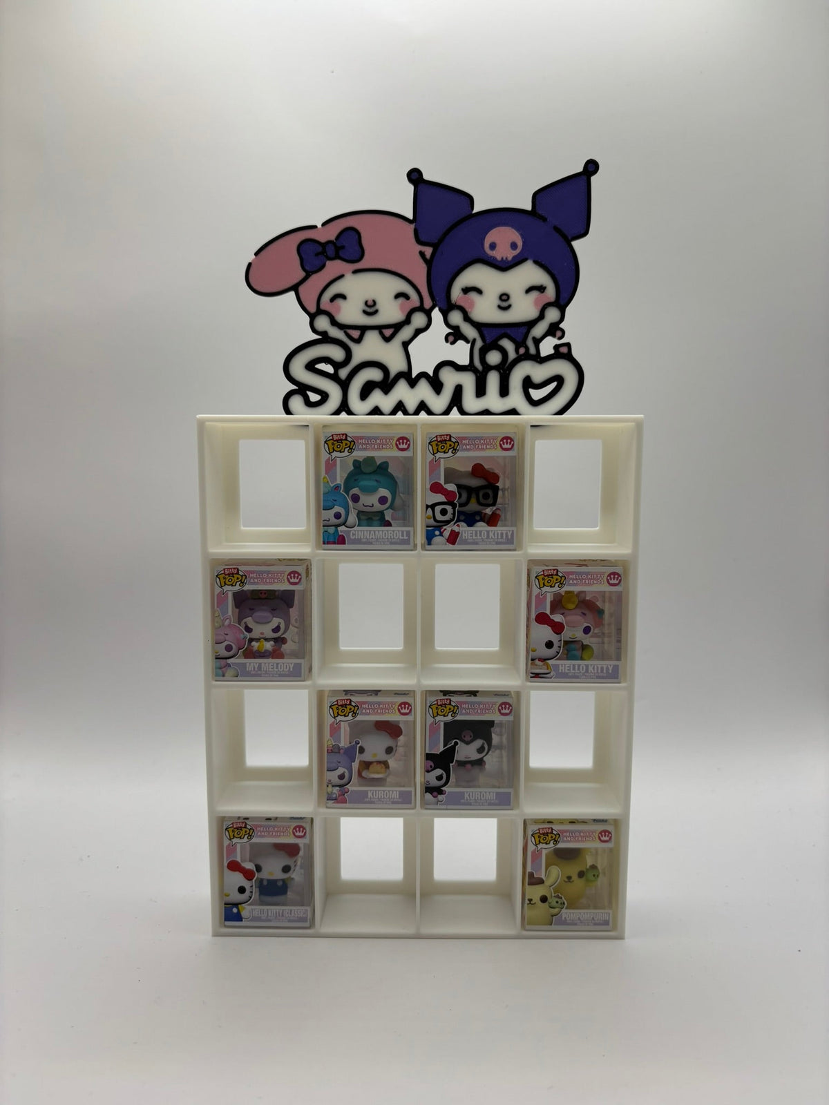 Expositor estantería display Funko Bitty POP Sanrio My melody y kuromi para 16 figuras - Zascalo.com