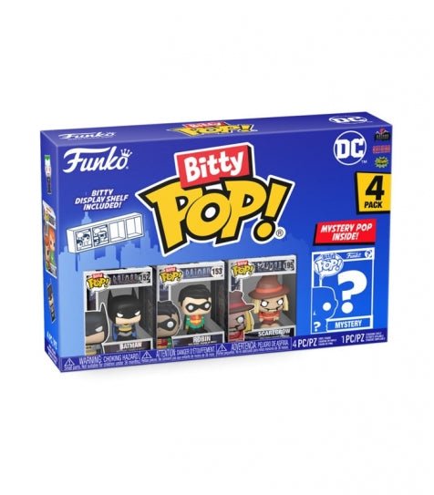 Funko Bitty POP Batman 4 figuras - DC Comics Funko Bitty POP Batman 4 figuras - DC Comics - Zascalo.com
