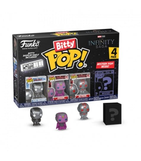 Funko Bitty POP Iron Man 4PK - Marvel Funko Bitty POP Iron Man 4PK - Marvel - Zascalo.com