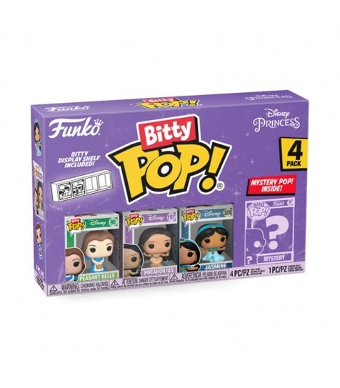 Funko Bitty POP Princesas - Bella 4 figuras - Disney Funko Bitty POP Princesas - Bella 4 figuras - Disney - Zascalo.com