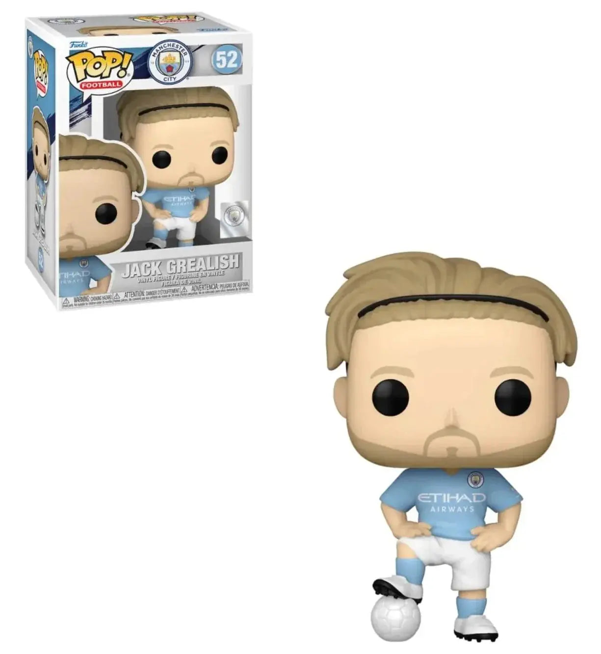 Funko Pop! Fútbol Manchester City- Jack Grealish Zascalo