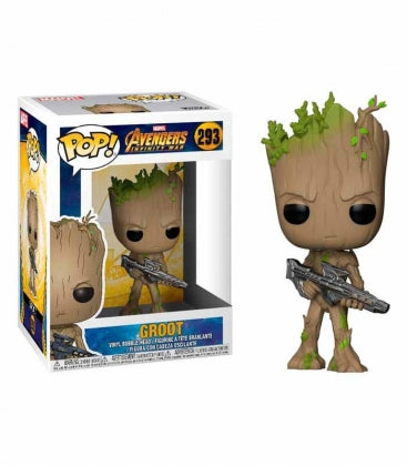 Funko POP! 293 Teen Groot With Gun - Infinity War Marvel - Zascalo.com