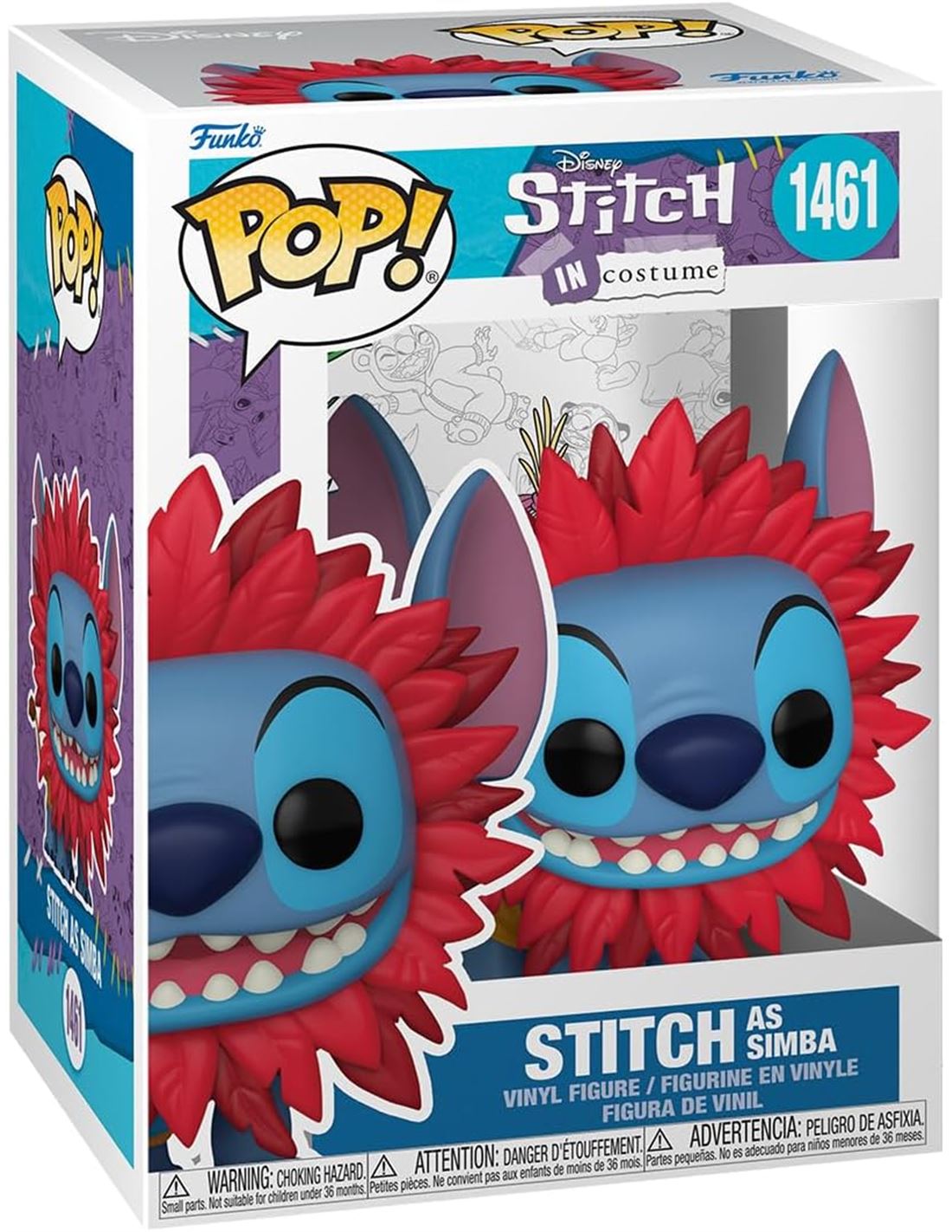 Funko Pop! Disney Stitch As Simba - Lilo & Stitch - Zascalo.com