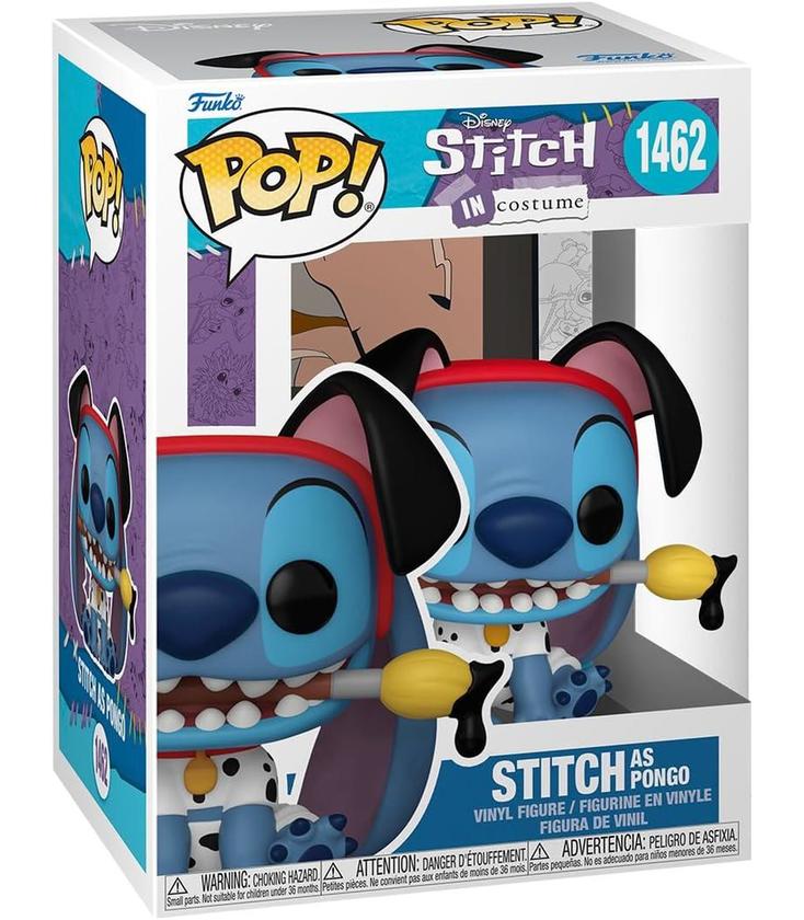 Funko Pop! Disney Stitch As Pongo - Lilo & Stitch - Zascalo.com
