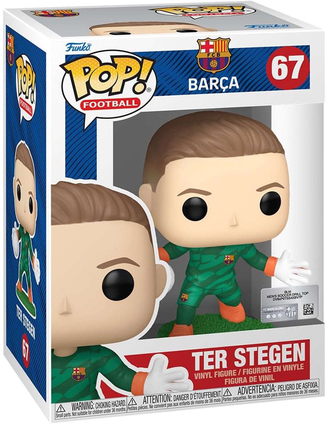Funko Pop! Fútbol  FC Barcelona - Ter Stegen Zascalo