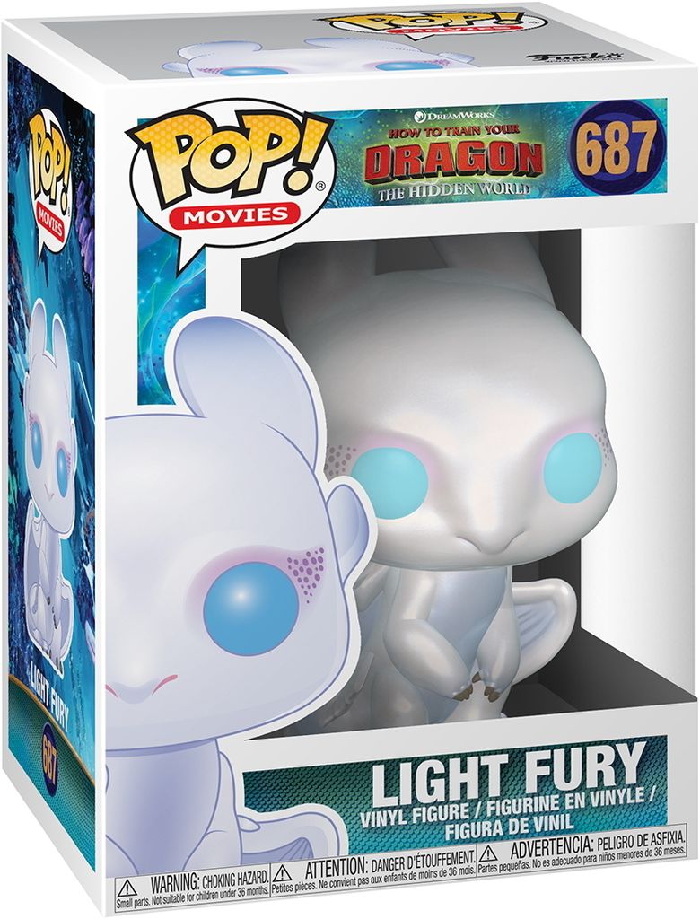 Funko Pop! Cómo Entrenar a tu Dragón Light Fury Zascalo