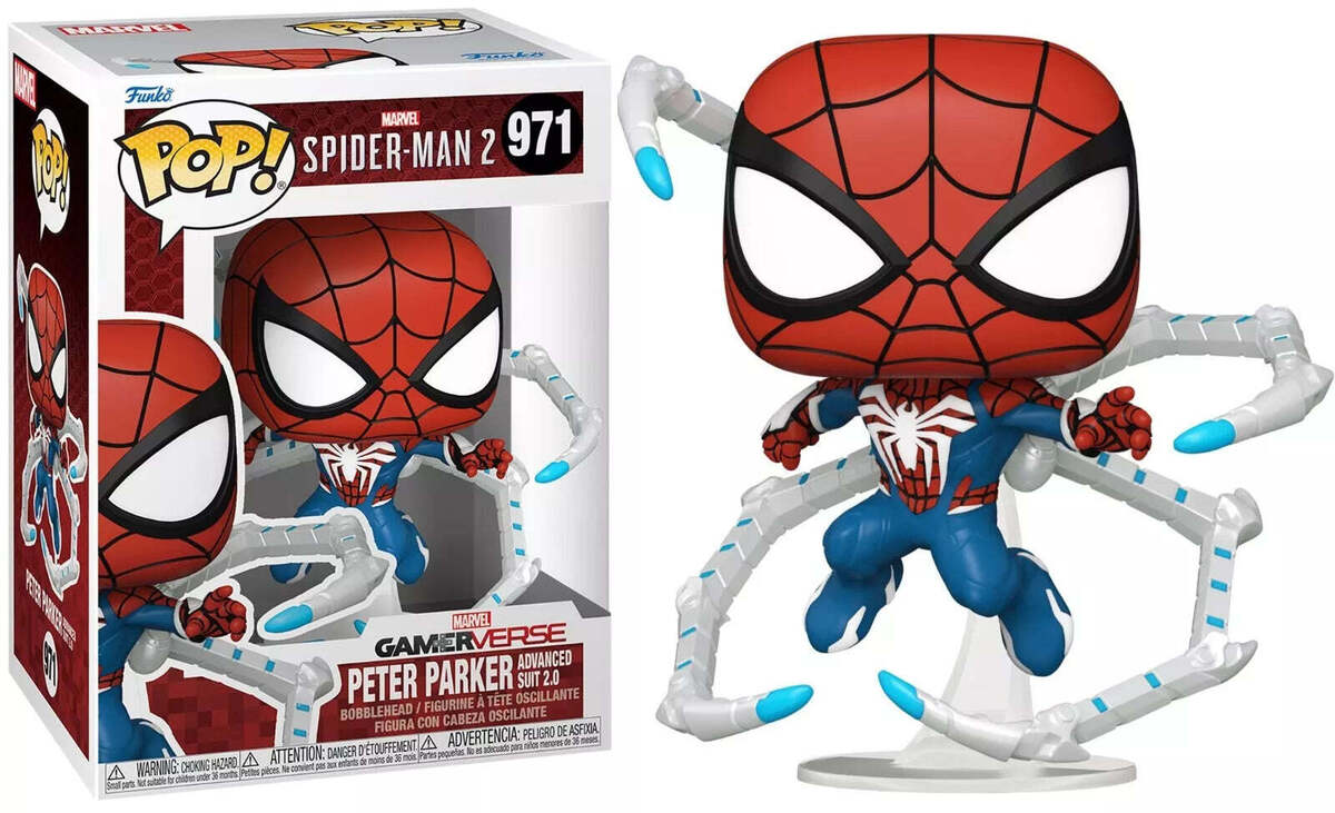 Funko Pop! Marvel Spider-Man 2 - Peter Parker (Advanced Suit 2.0) Zascalo