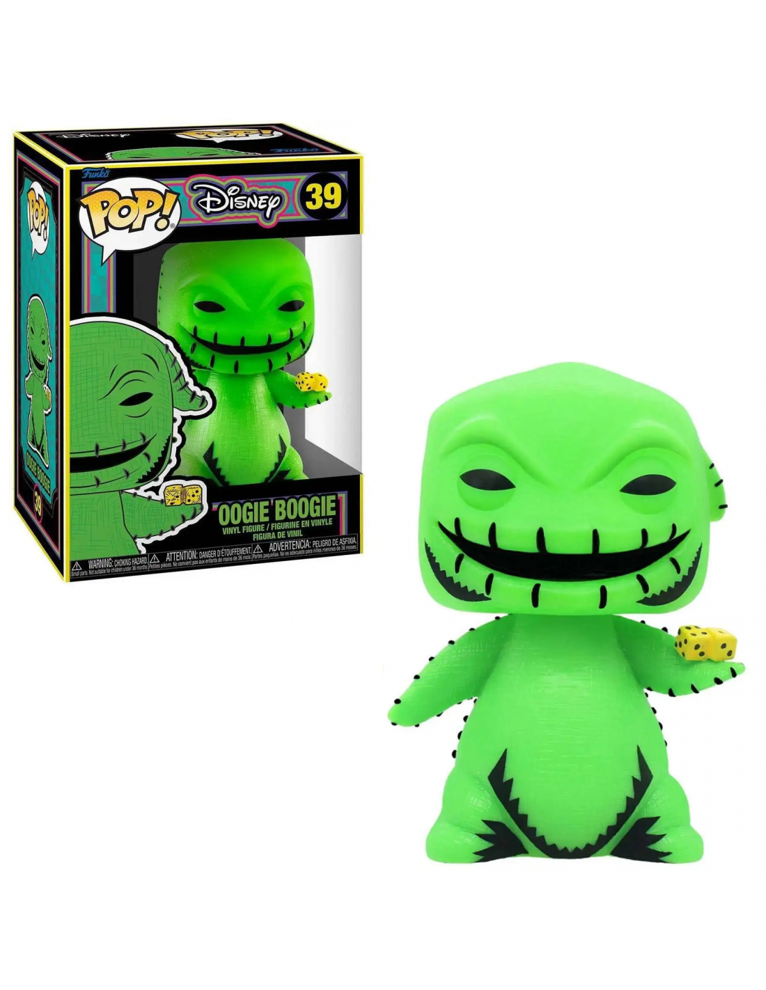 Funko Pop! Disney Pesadilla antes de navidad Black Light Disney - Zascalo.com