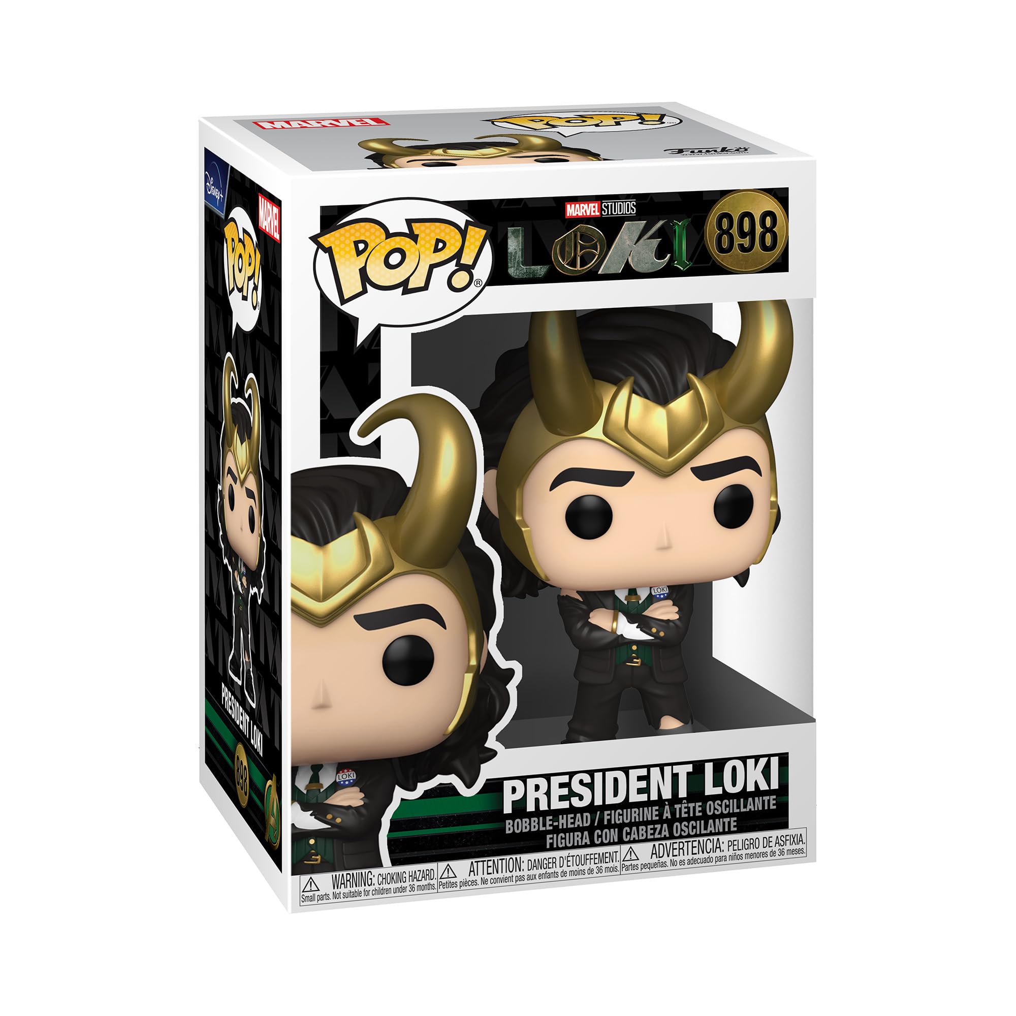 Funko POP! 898 Loki - Loki Presidente - Marvel - Zascalo.com