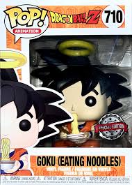 Funko Pop! Dragon ball Goku eating noodles - Zascalo.com