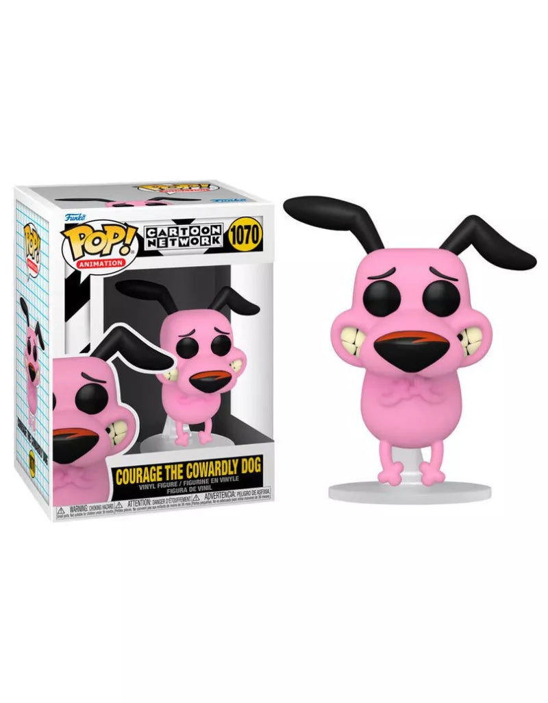 Funko Pop! Cartoon Network Courage - Perro Agallas, Perro Cobarde - Zascalo.com