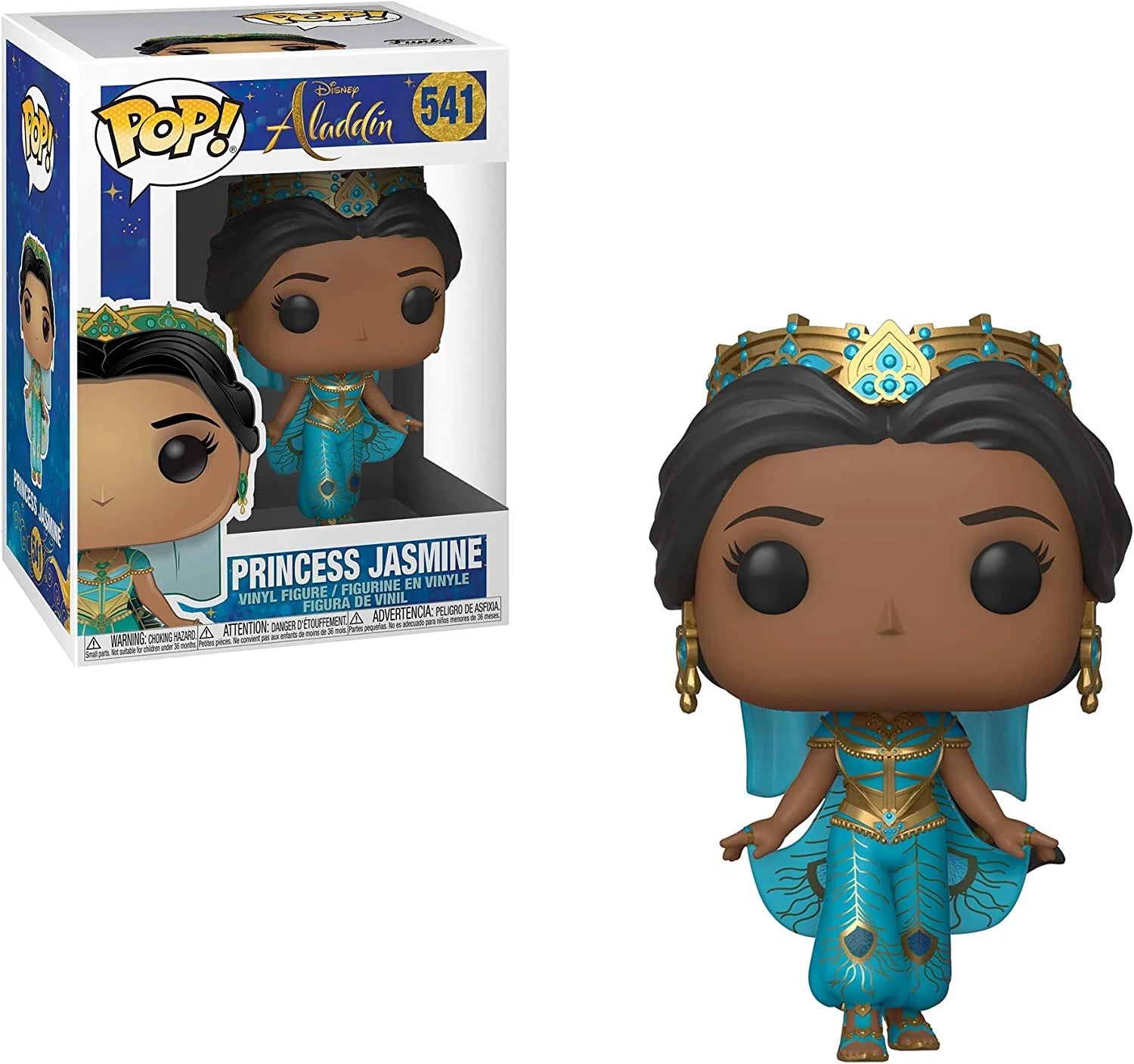 Funko Pop 541 Jasmine - Aladdin Live Movie - Disney Aladdin - Zascalo.com