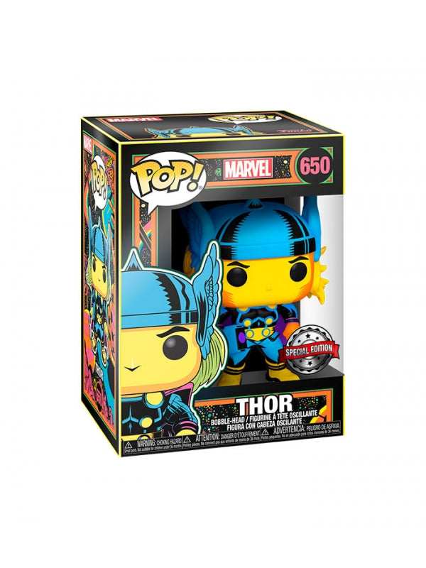 Funko POP! 650 Black Light- Thor - Marvel Zascalo