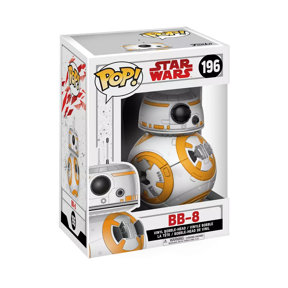Funko POP! STAR WARS 8 The Last Jedi - POP N° 196 - BB-8 - Figura de colección Zascalo