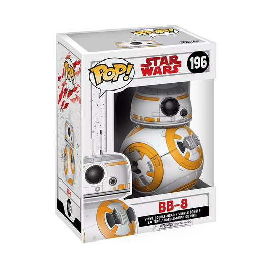 Funko POP! STAR WARS 8 The Last Jedi - POP N° 196 - BB-8 - Figura de colección Zascalo
