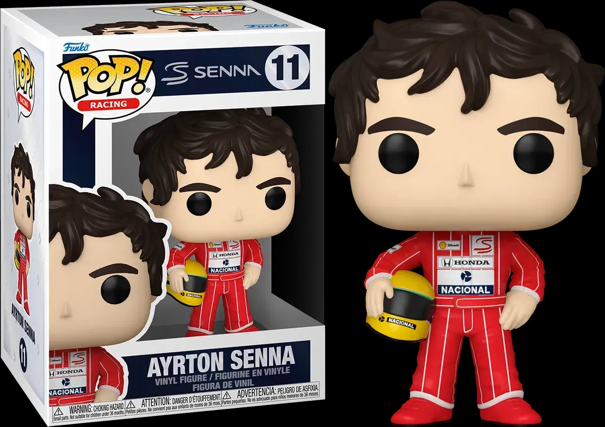 Funko Pop! Vinyl Ayrton senna - Fórmula 1 - Zascalo.com