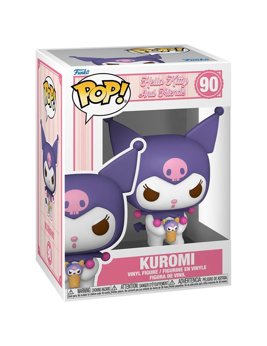 Funko Pop! Sanrio: HK - Kuromi - Hello Kitty - Figura de Vinilo Coleccionable - Idea de Regalo- Mercancia Oficial - Juguetes para Niños y Adultos - Cartoons Fans - Muñeco para Coleccionistas Zascalo