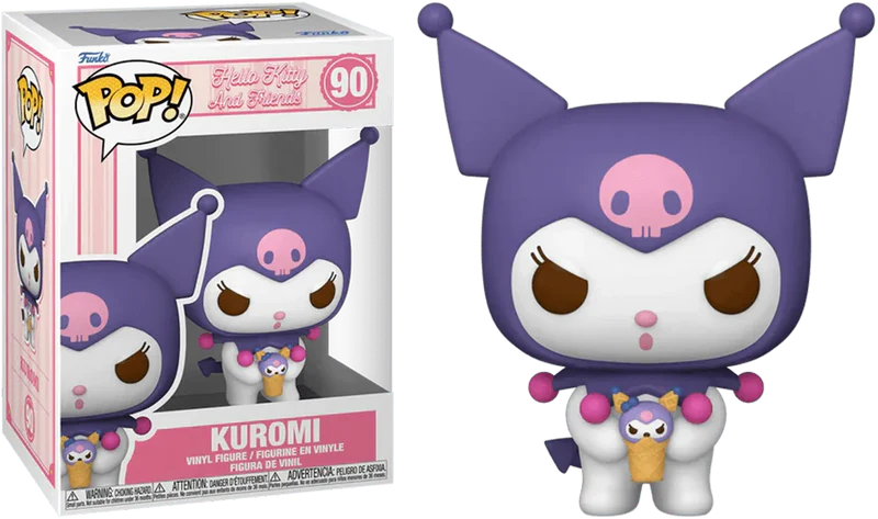 Funko Pop! Sanrio: HK - Kuromi - Hello Kitty - Figura de Vinilo Coleccionable - Idea de Regalo- Mercancia Oficial - Juguetes para Niños y Adultos - Cartoons Fans - Muñeco para Coleccionistas Zascalo