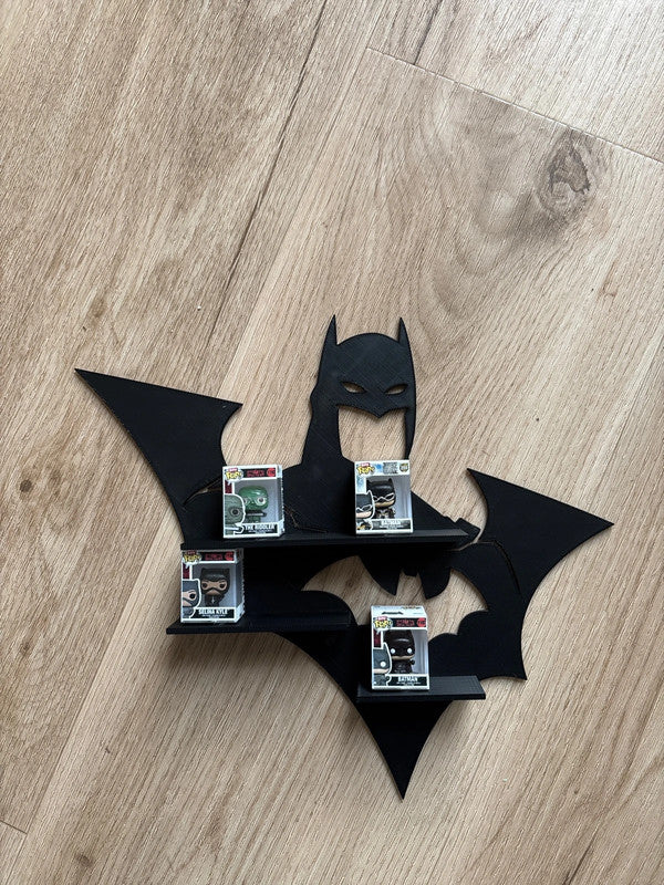 Estantería DC Batman para Funko Bitty Pop | Expositor 3D para Mini Funkos | Organizador Coleccionable DC - Zascalo.com