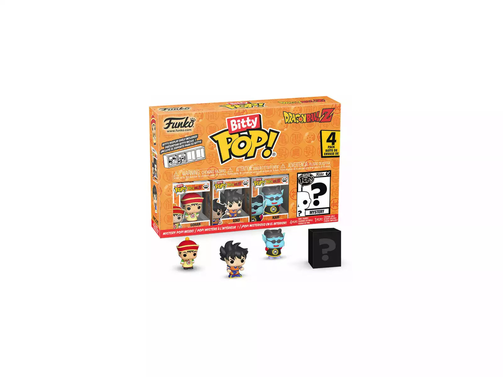 Funko Pop Bitty Dragon Ball Z Pack 4 mini Figuras con Gohan - Zascalo.com