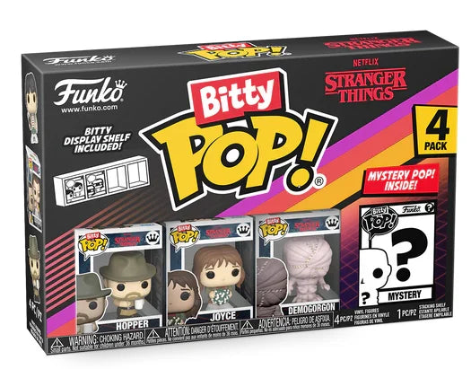 Blister 4 figuras Bitty POP Stranger Things Hopper - Zascalo.com