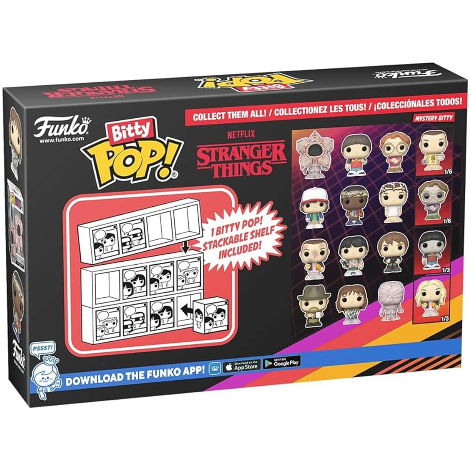 Blister 4 figuras Bitty POP Stranger Things Hopper - Zascalo.com