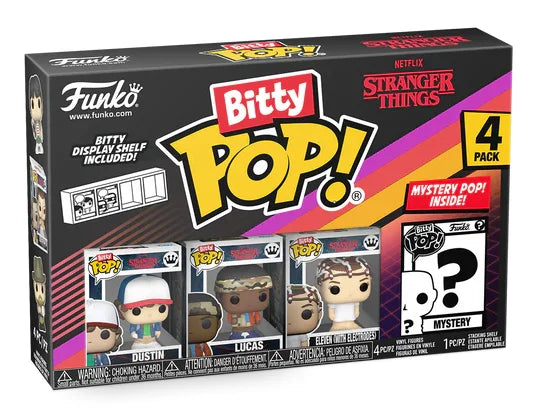 Blister 4 figuras Bitty POP Stranger Things Dustin
