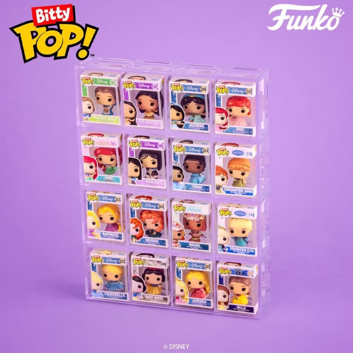 Funko Bitty POP Princesas - Ariel 4 figuras - Disney - Zascalo.com