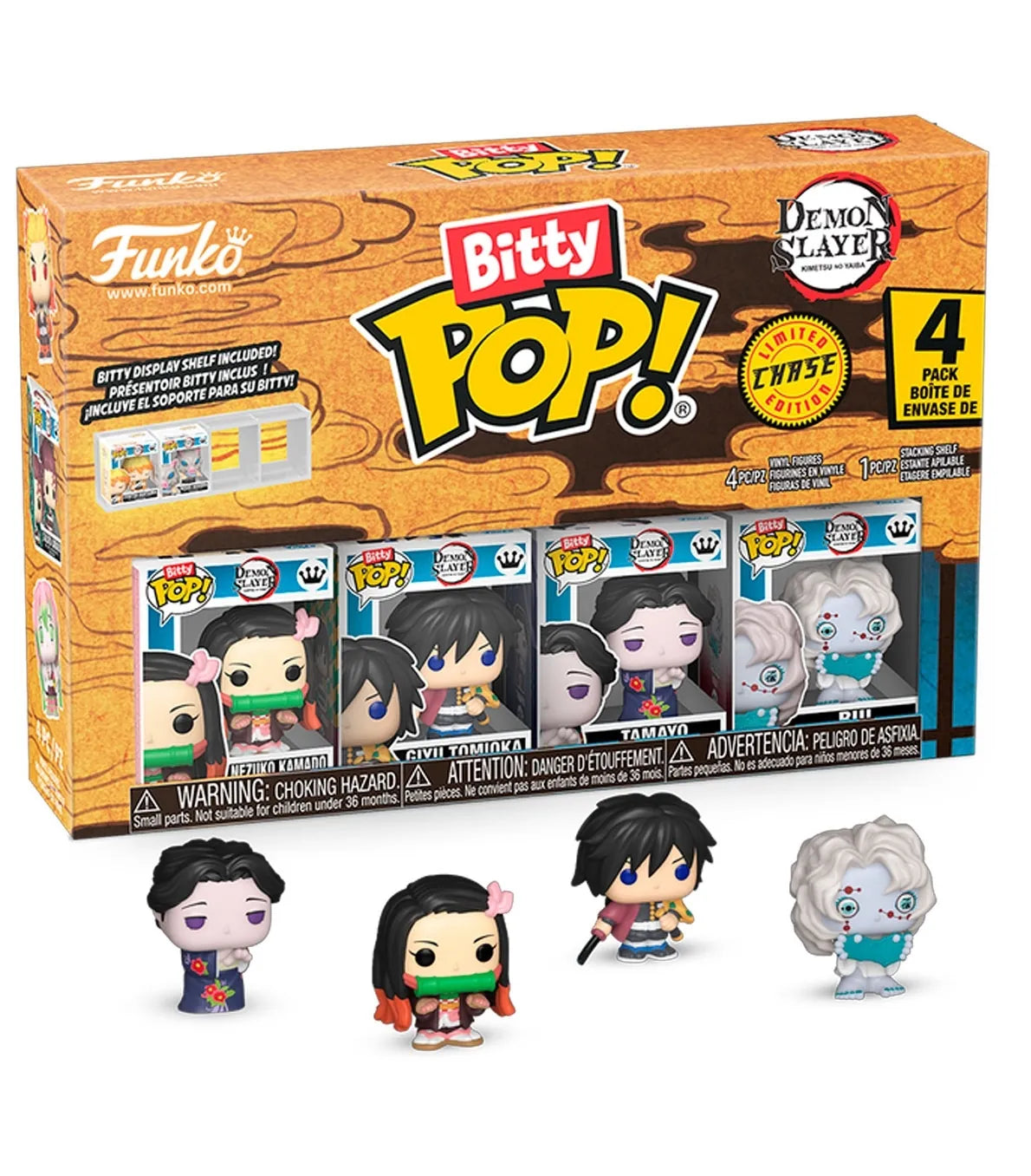 Funko Bitty POP! 4-Pack Pack Series 2 (Nezuko Kamado) Demon Slayer - Kimetsu no Yaiba - Zascalo.com