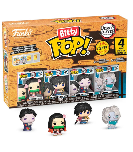 Funko Bitty POP! 4-Pack Pack Series 2 (Nezuko Kamado) Demon Slayer - Kimetsu no Yaiba - Zascalo.com