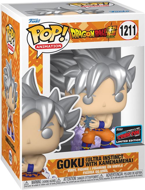Funko Pop Goku Ultra Instinct With Kamehameha Dragon Ball Z - Zascalo.com