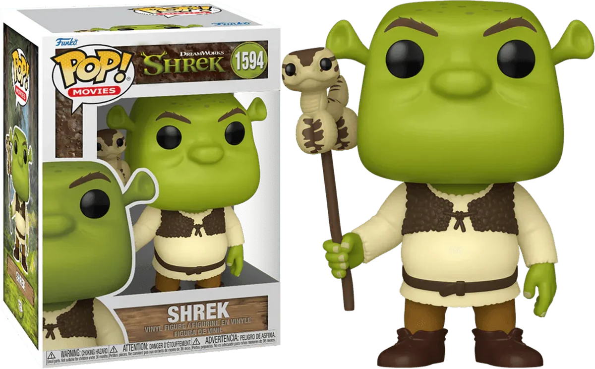 Funko Pop! Movies: DreamWorks 30th Anniversary - Shrek #1594 - Figura de Vinilo Original - Zascalo.com