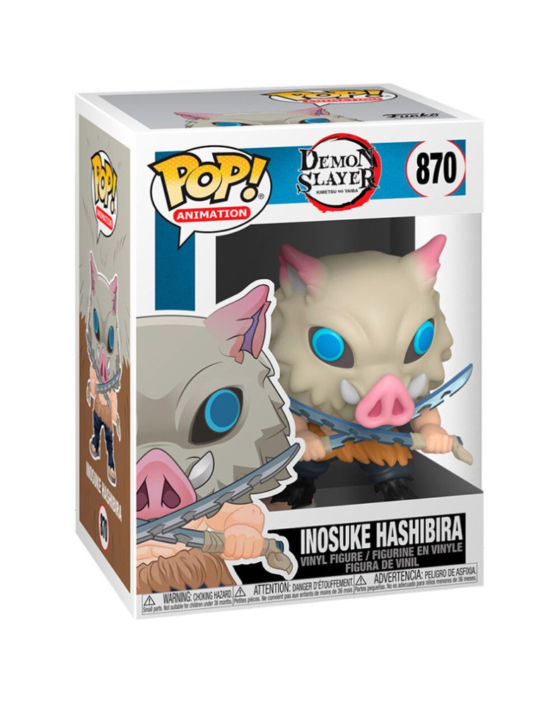 Funko Pop! Animation: Demon Slayer - Inosuke Hashibira #870 - Figura de Vinilo Original