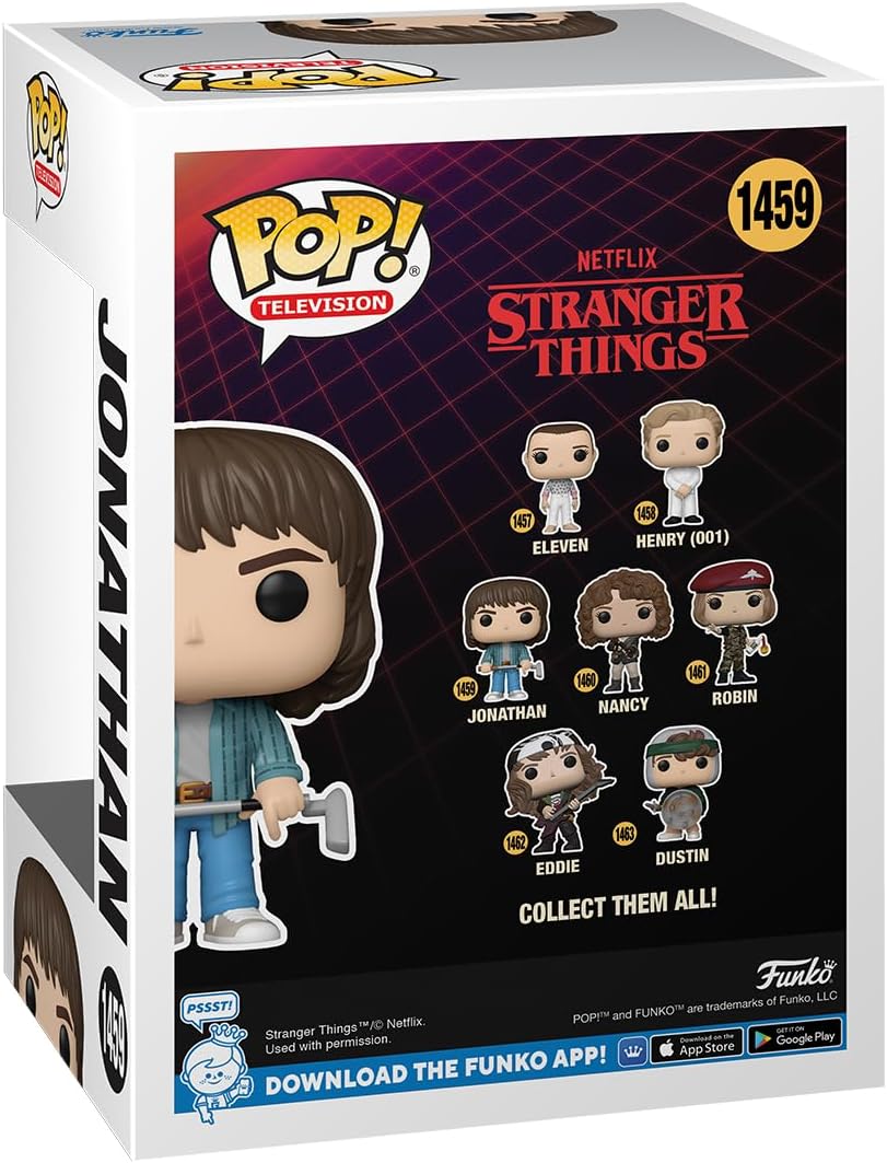 Funko Pop! Television: Stranger Things - Jonathan #1459 - Figura de Vinilo Original - Zascalo.com