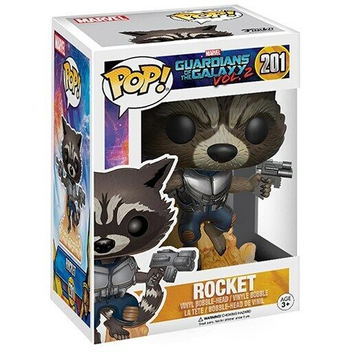 Funko POP! 201 Rocket - Guardianes de la Galaxia Vol. 2 - Marvel Zascalo