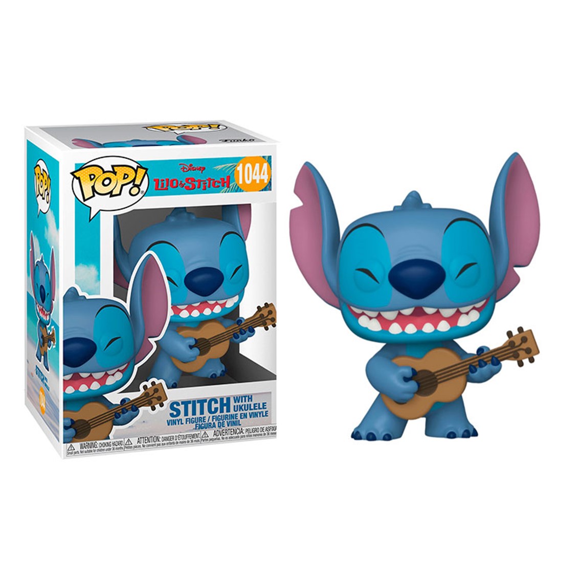 Funko POP! 1044 Stitch con Ukelele - Lilo & Stitch - Disney Zascalo