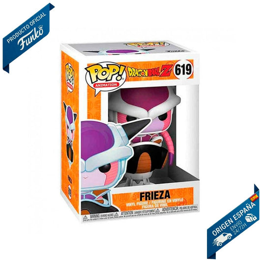 Funko Pop! Animation: Dragon Ball Z - Frieza (Primera Forma en Trono) #619 - Figura de Vinilo Original