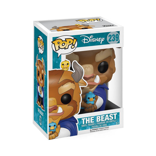 Funko Pop! Disney: La Bella y la Bestia - Bestia con Pájaros (The Beast) #239 - Figura de Vinilo Original