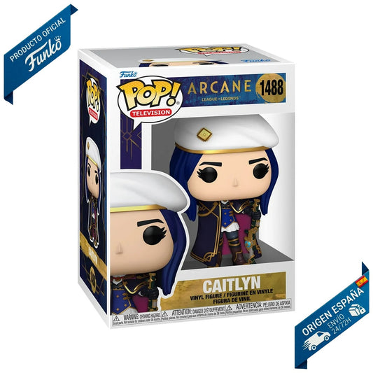 Funko Pop! Television: Arcane: League of Legends - Caitlyn #1488 - Figura de Vinilo Original