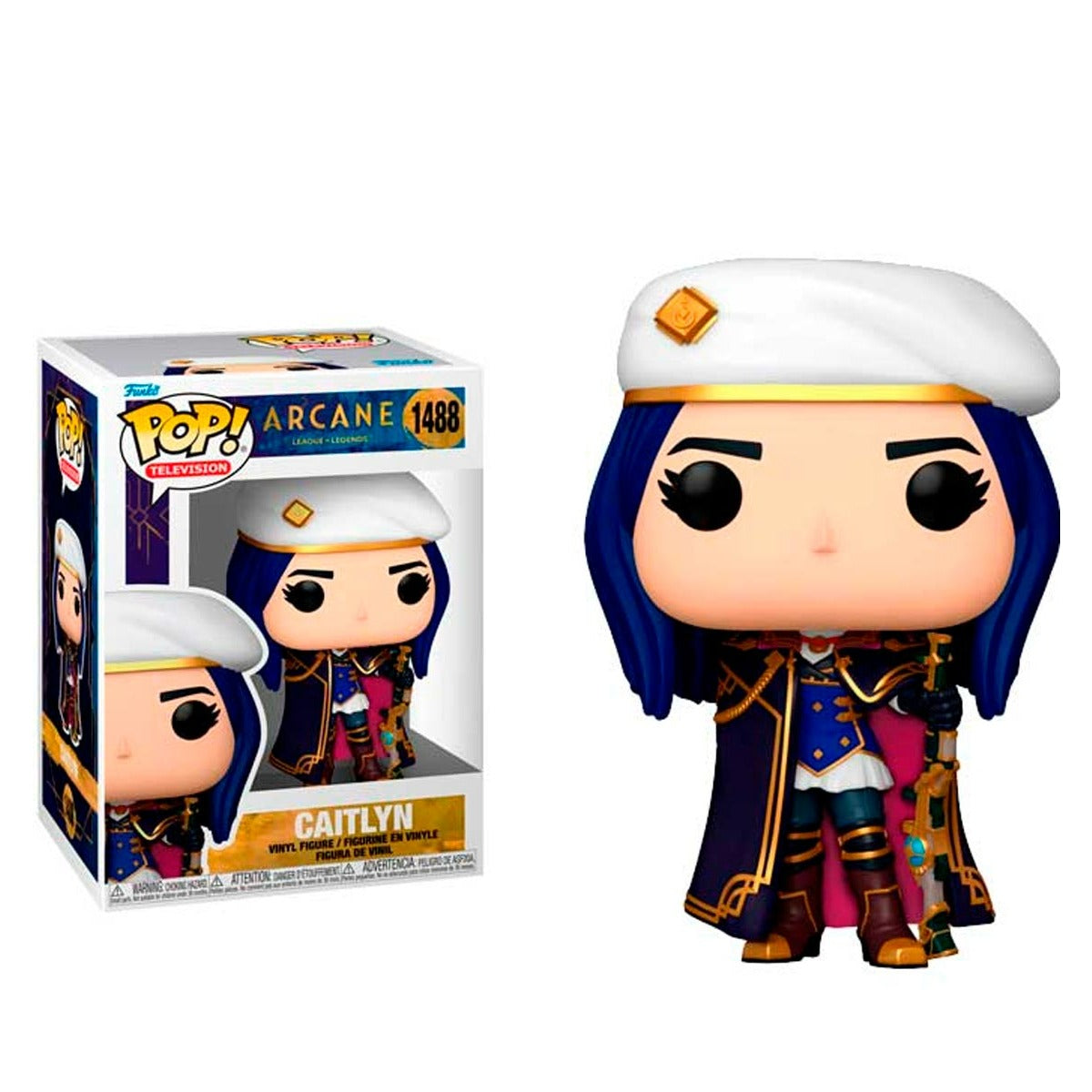 Funko Pop! Television: Arcane: League of Legends - Caitlyn #1488 - Figura de Vinilo Original