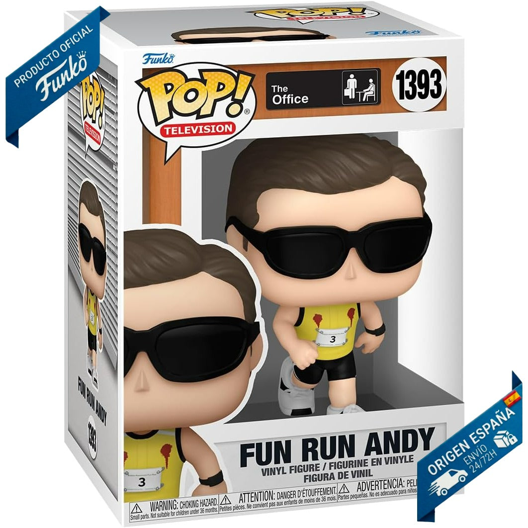 Funko Pop! Television: The Office - Fun Run Andy #1393 - Figura de Vinilo Original - Zascalo.com